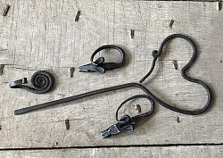 Mouse time!  Yes, made by beginners to blacksmithing!