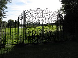 Park Gates at an estate in Hampshire